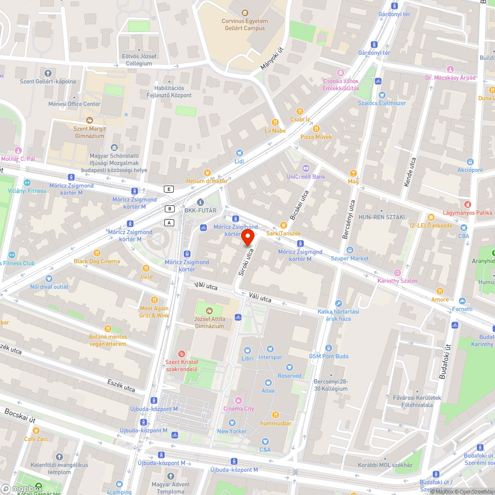 Letört poller bejelentés helye