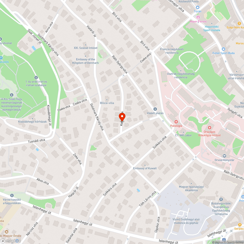 Elhagyott autó, lejárt műszakival bejelentés helye