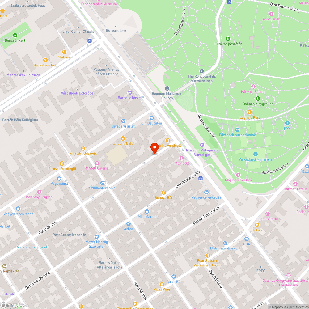 Muskátli oszlopok bejelentés helye