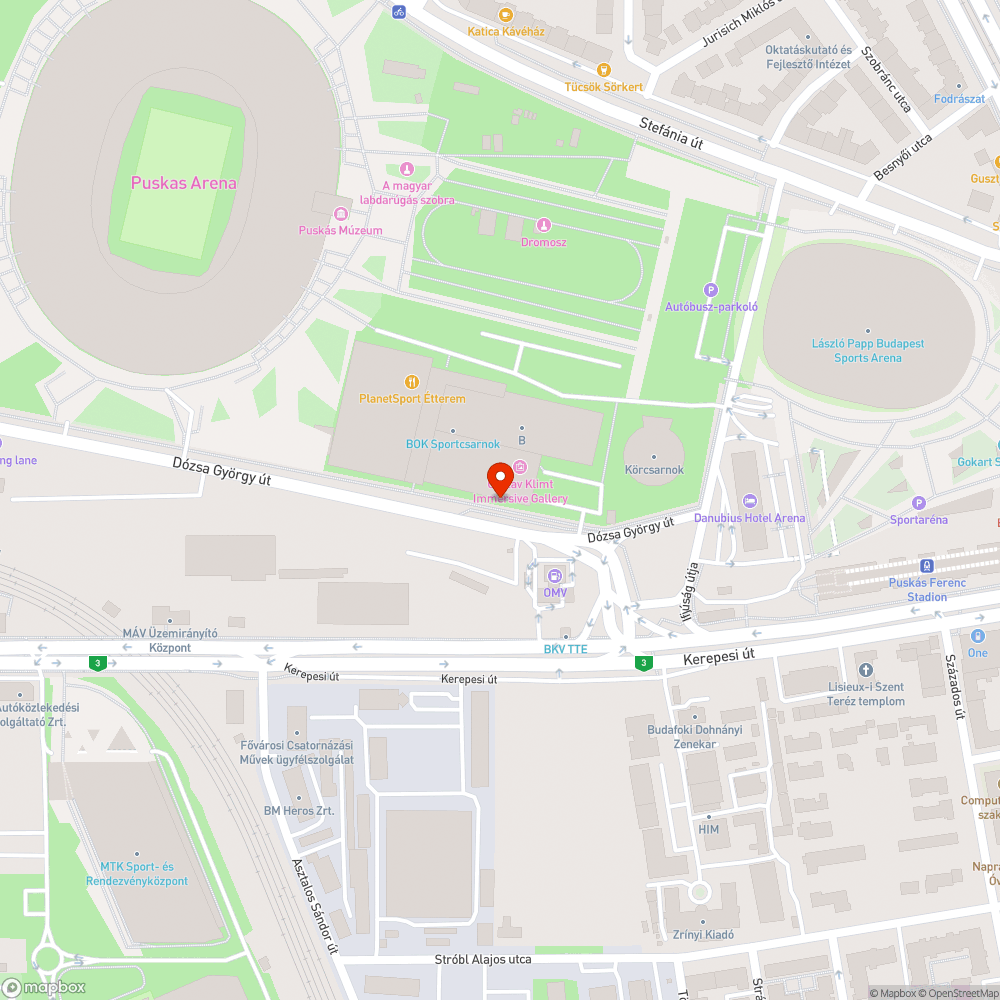 Kiszáradt fa bejelentés helye