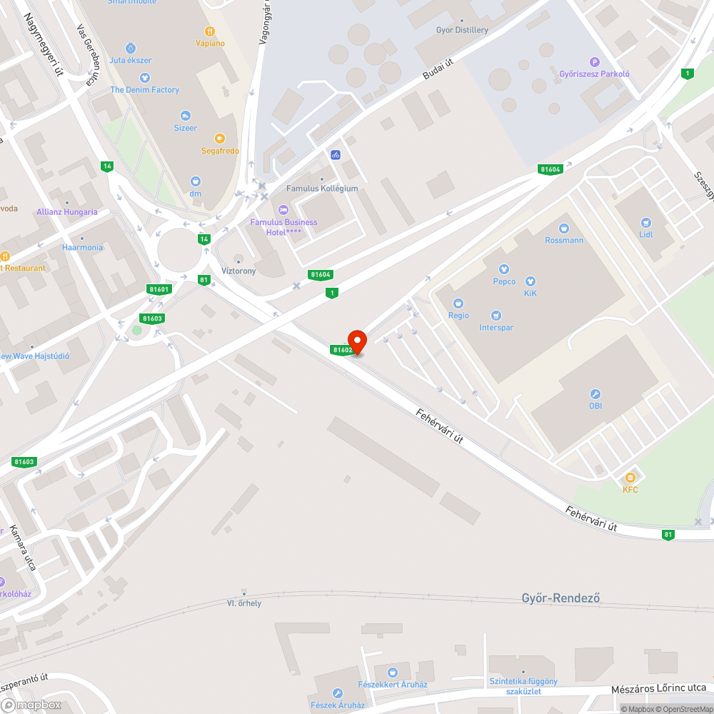 Csatornafedél beszakad a kerékpárúton bejelentés helye