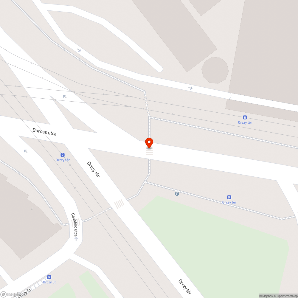 Kátyúk a kerékpárút átvezetésében bejelentés helye