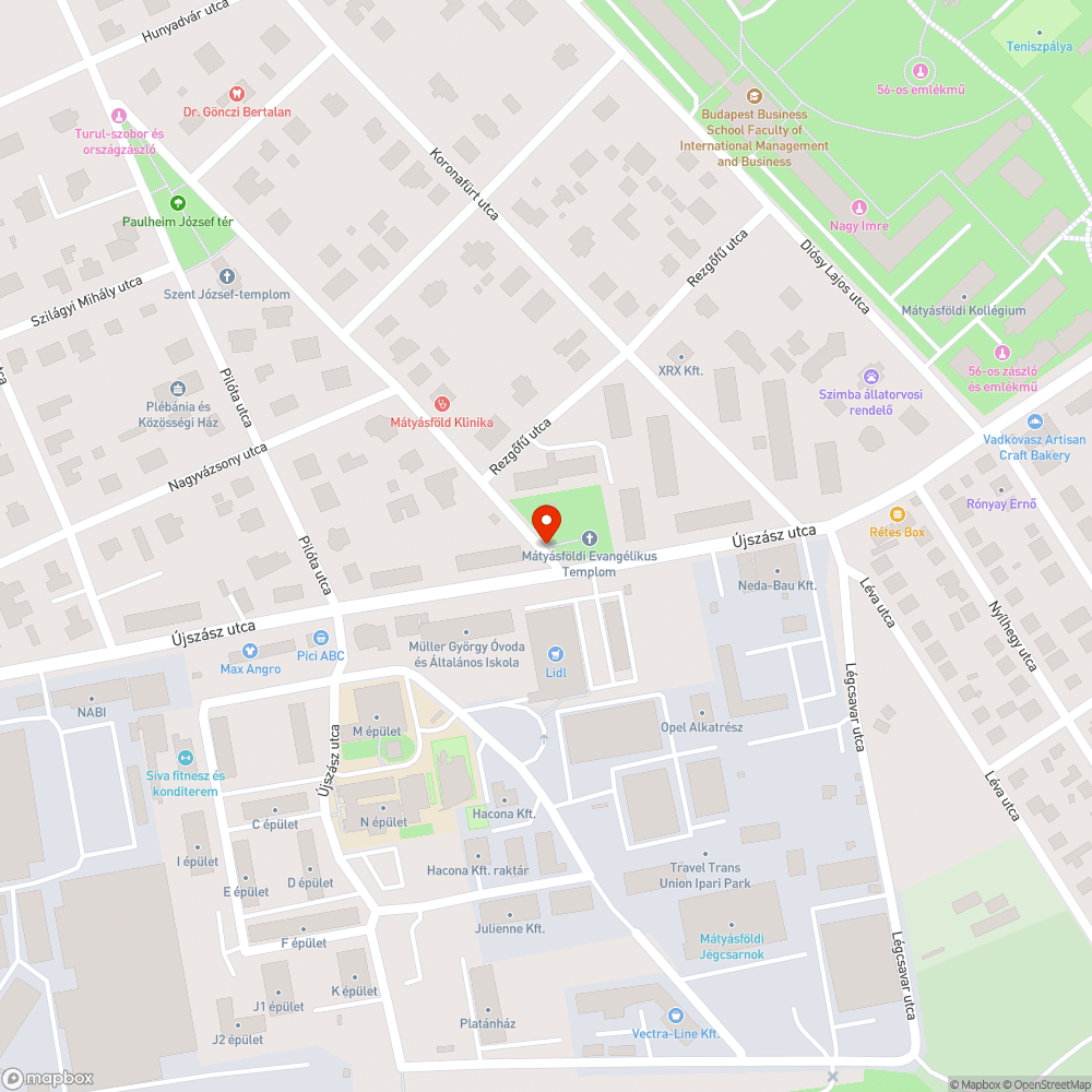 Botlásveszélyesen repedt járda bejelentés helye