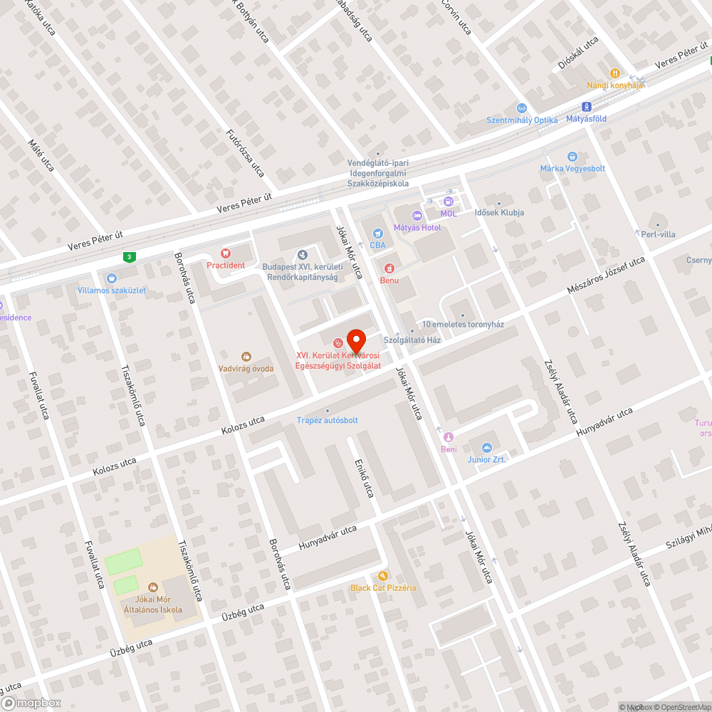 Bejáratba parkolás bejelentés helye