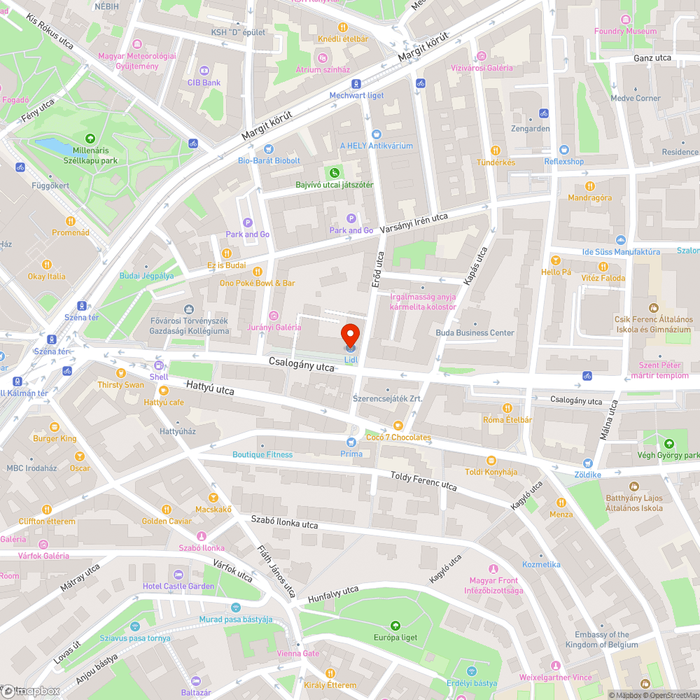 Szavanna a Lidl előtt bejelentés helye