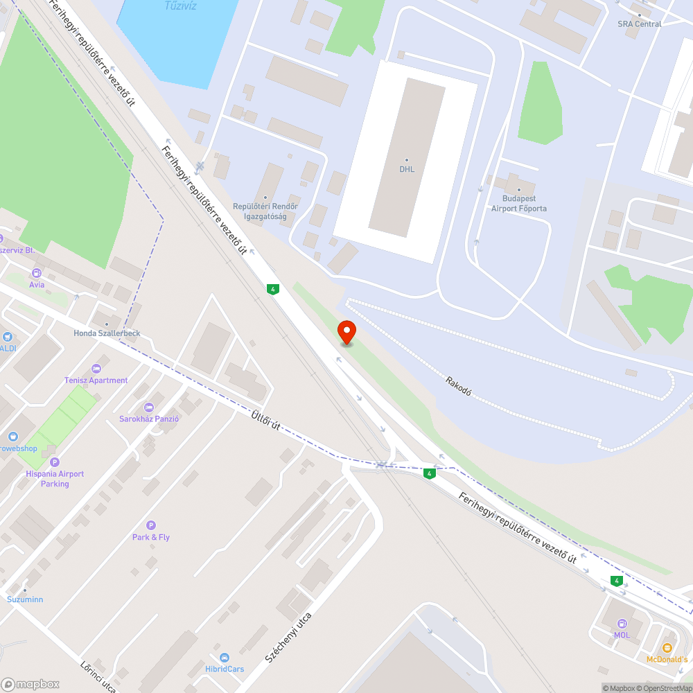 Útra dőlő fa bejelentés helye