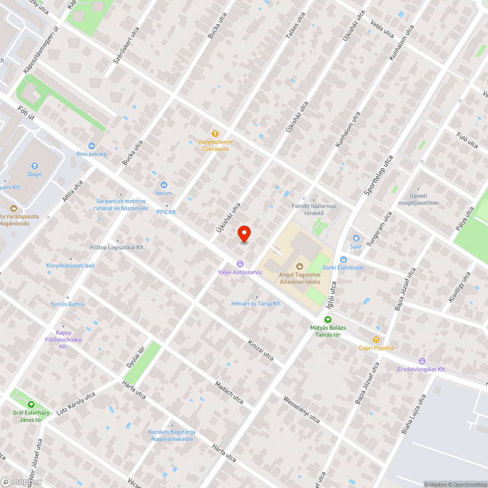 Elhagyott Daewoo bejelentés helye