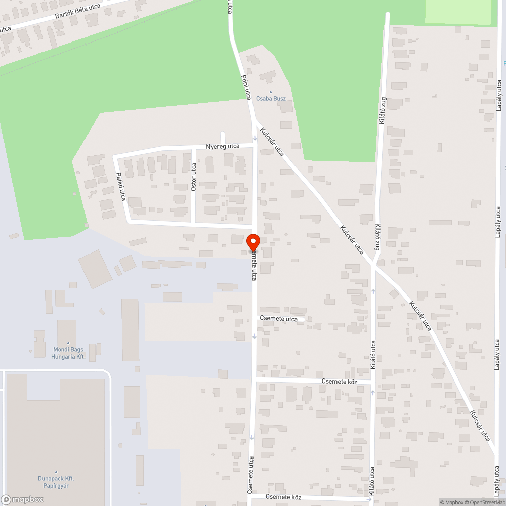 Kivitelezés után a zöldfelület helyreállítása elmaradt bejelentés helye