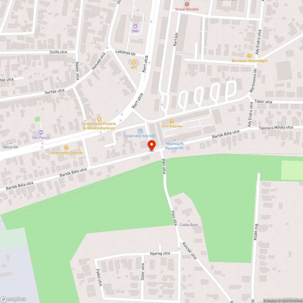 Rendszeres a zöldterületen parkolás bejelentés helye