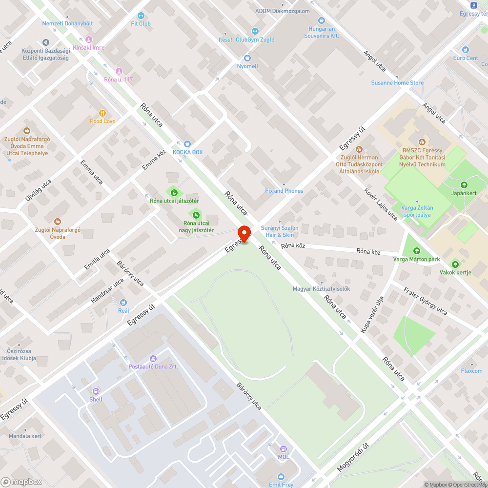 Megkopott utcanévtábla bejelentés helye