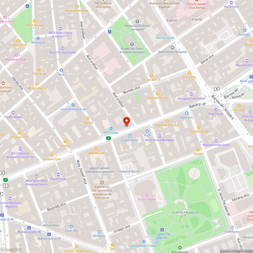 Járdán parkolás bejelentés helye