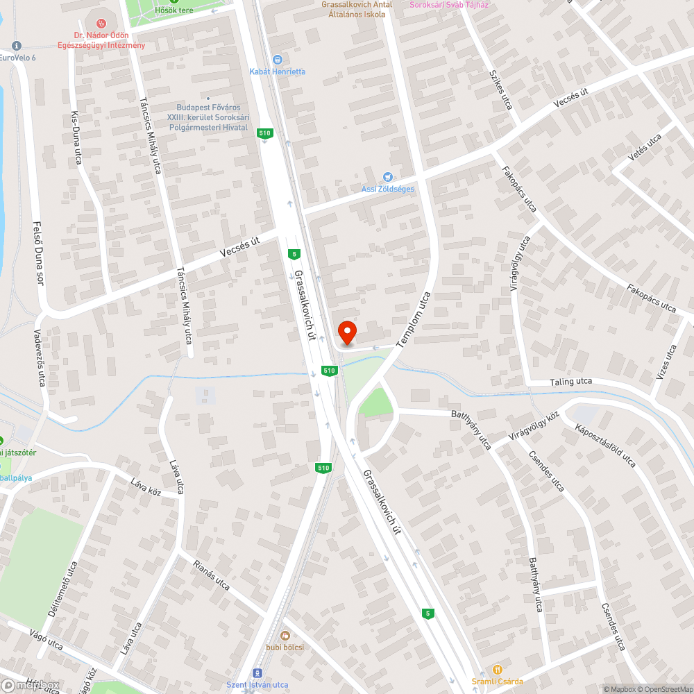 Szétszórt szemét bejelentés helye