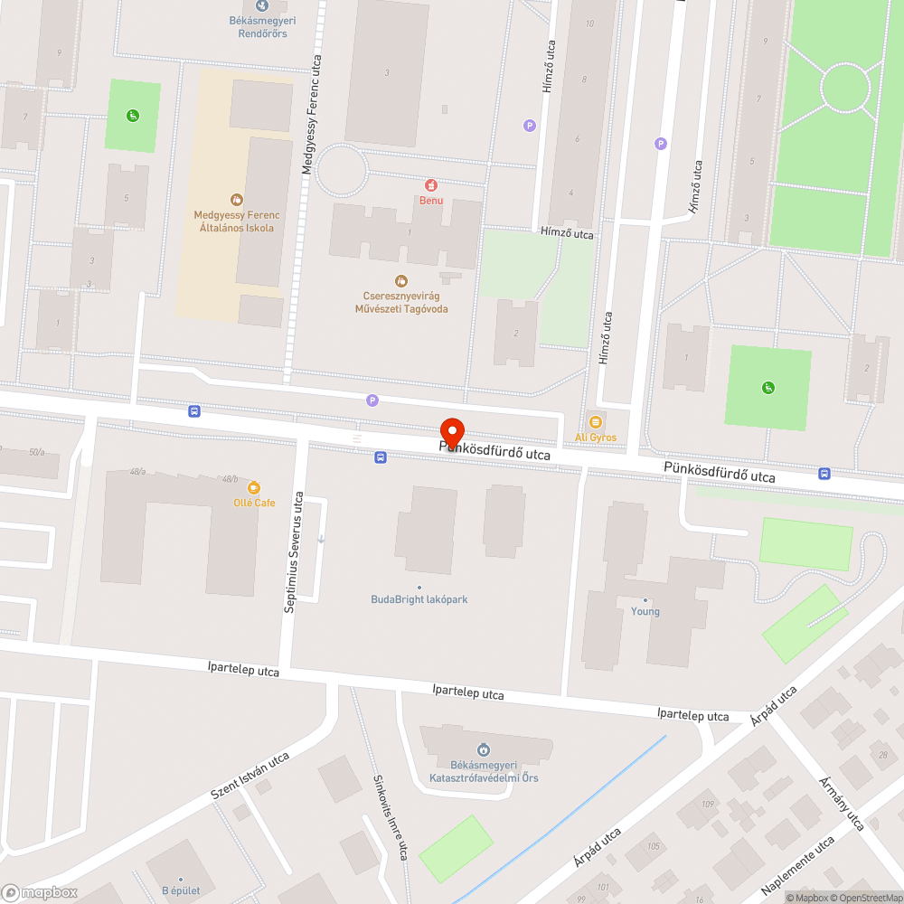 Nem működő közvilágítás bejelentés helye