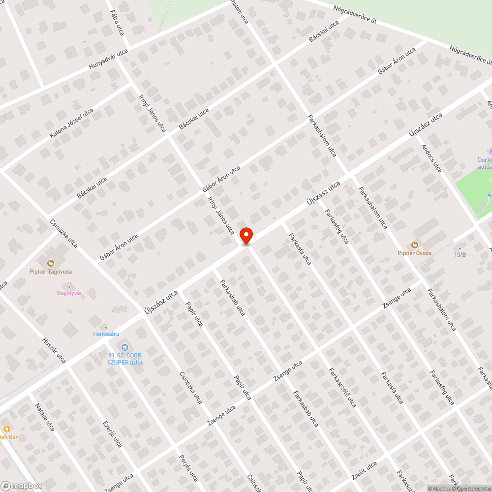 Főúton kilátást zavaró ágak bejelentés helye