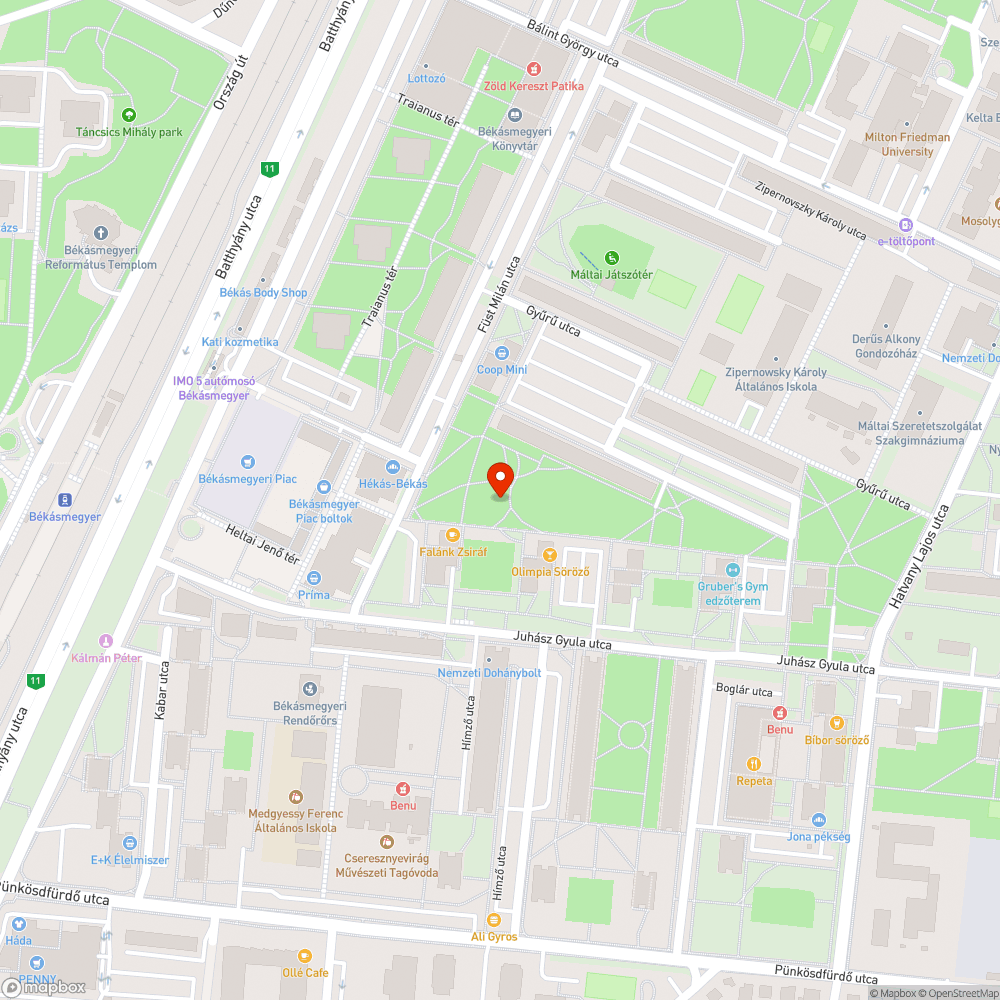 Hiányzó lécek bejelentés helye