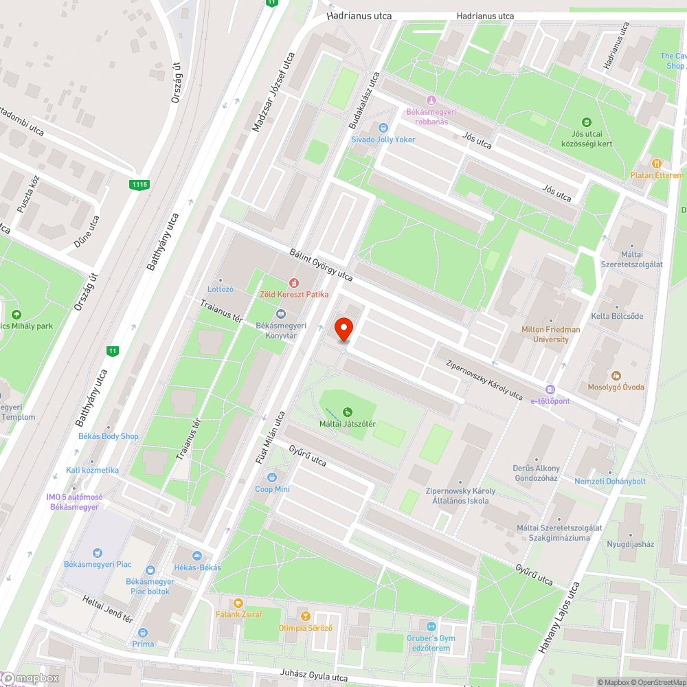 Hiányzó szemetes bejelentés helye