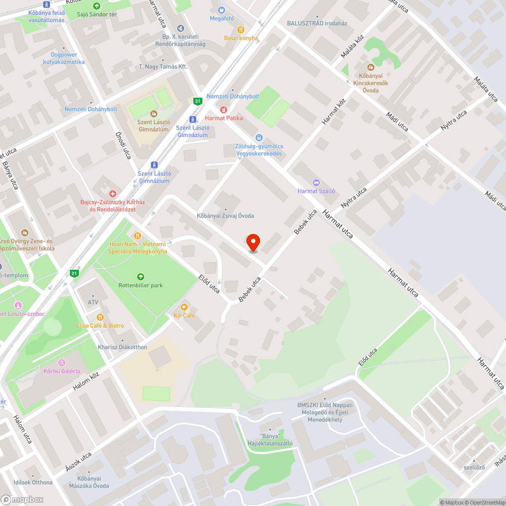 Elhagyott, rendszám nélküli jármű bejelentés helye