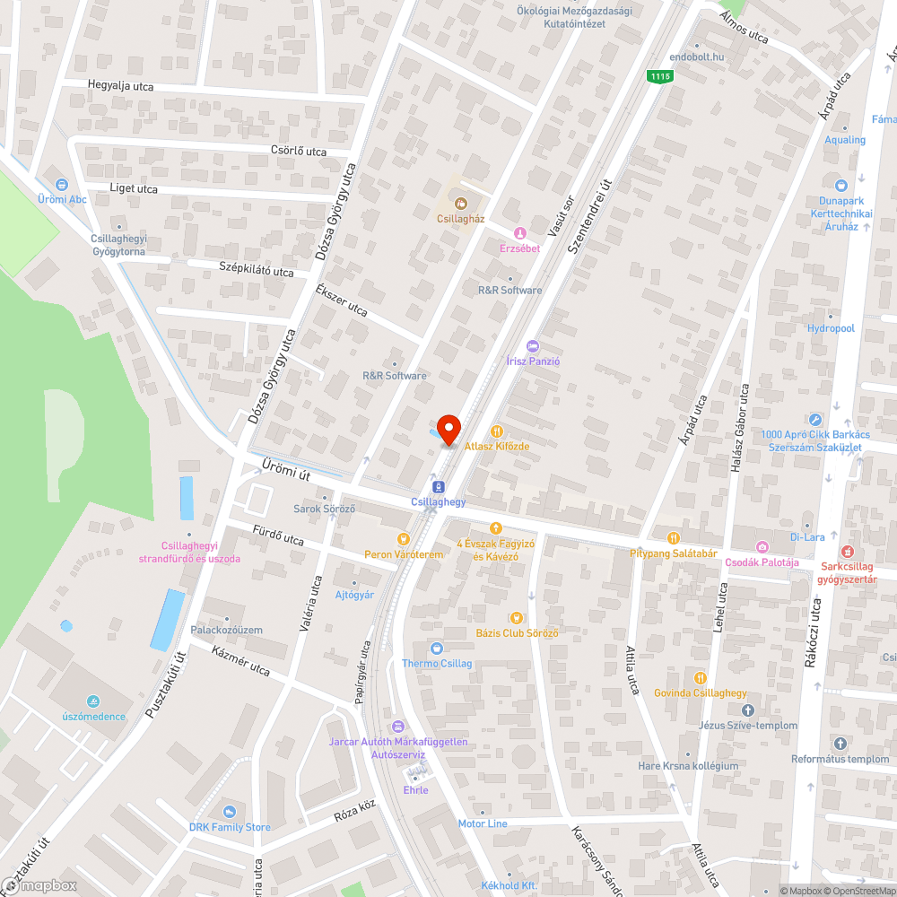 Graffitis megálló bejelentés helye