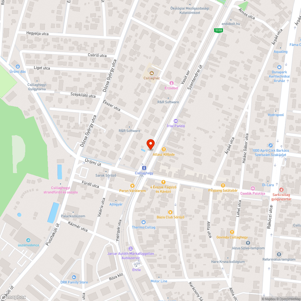 Leszakadt szemetes bejelentés helye