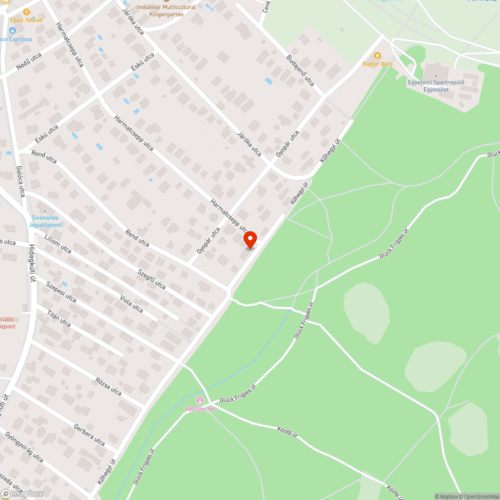 Törmelékes kátyúk az út teljes szélességében bejelentés helye