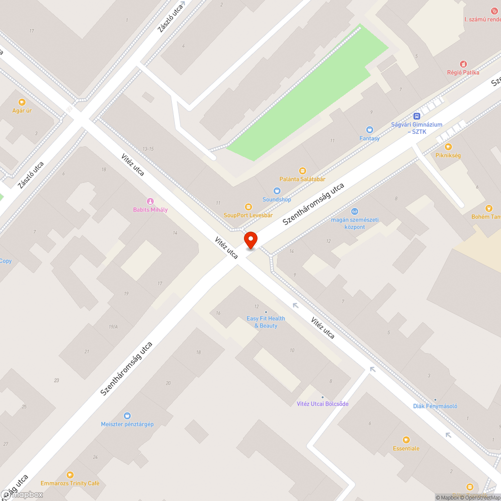 Beszakadt fedlap bejelentés helye