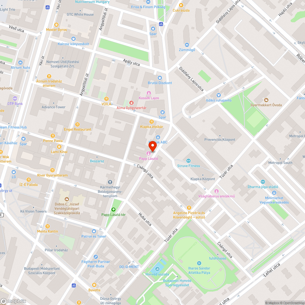 elhagyott  autó Kassák Lajos utca bejelentés helye