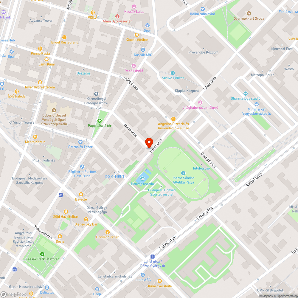 Tüzér és Huba utcákban hónapok óta nem látott takarítást bejelentés helye