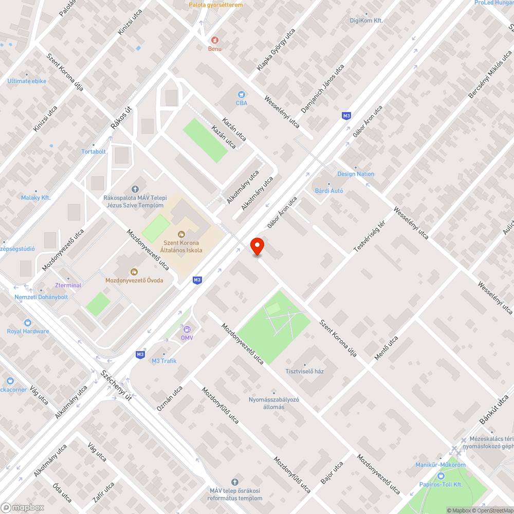 Hídkorlát omlik bejelentés helye