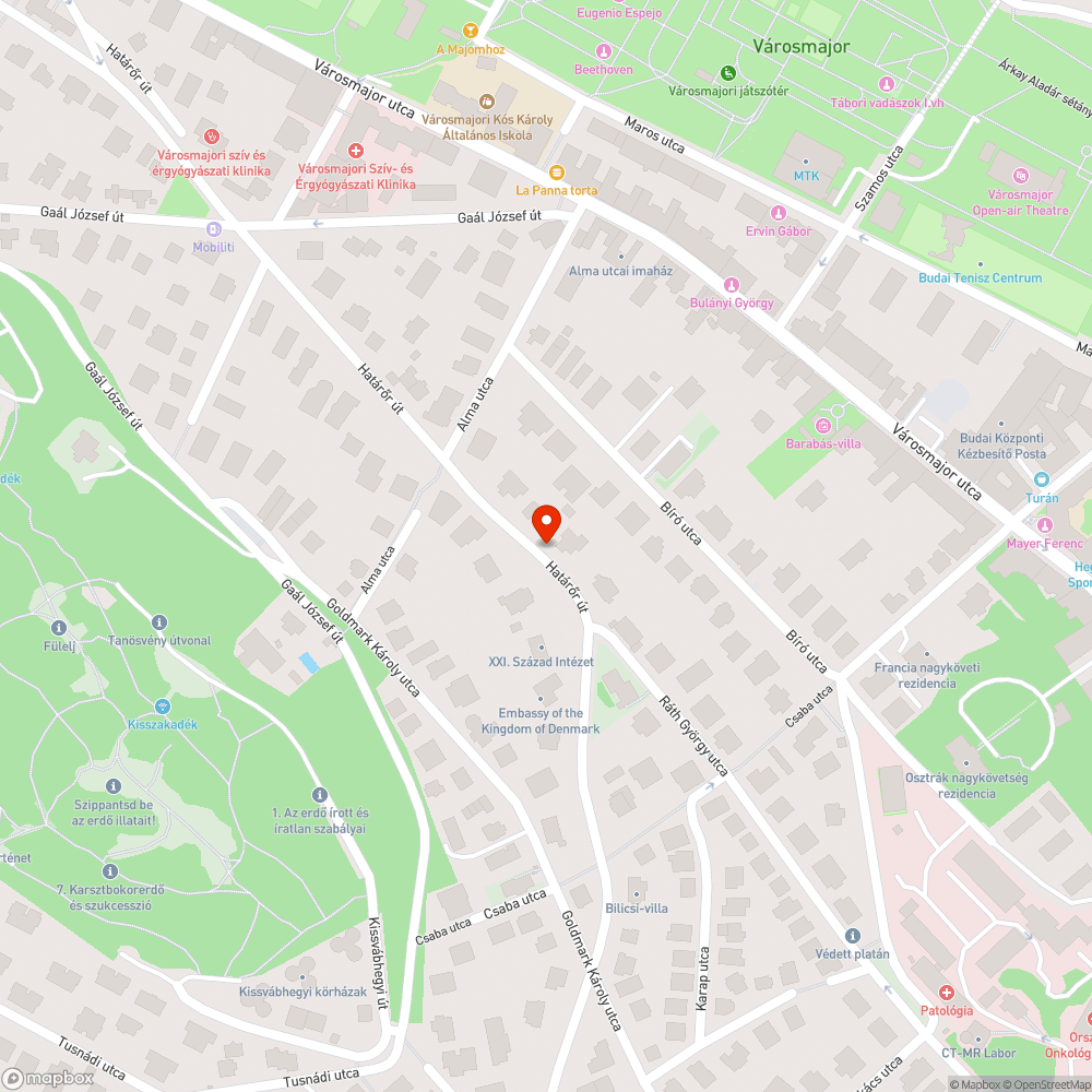 Zöldhulladék bejelentés helye