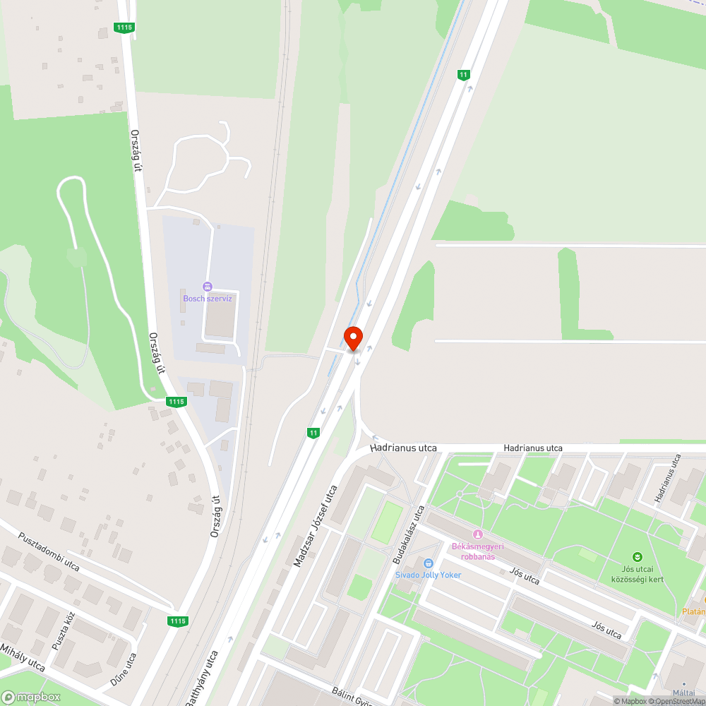 Teljes szakasz nem világít bejelentés helye