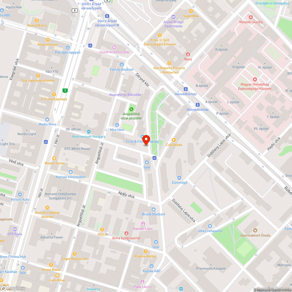 Megrongált kukák bejelentés helye