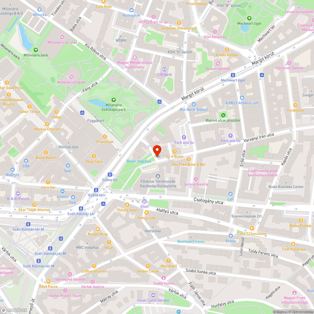 Itt nincs járda? bejelentés helye