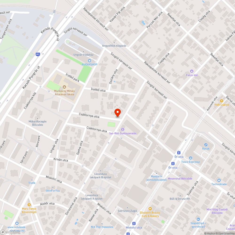 Elhagyatott rendszám nélküli kocsi bejelentés helye