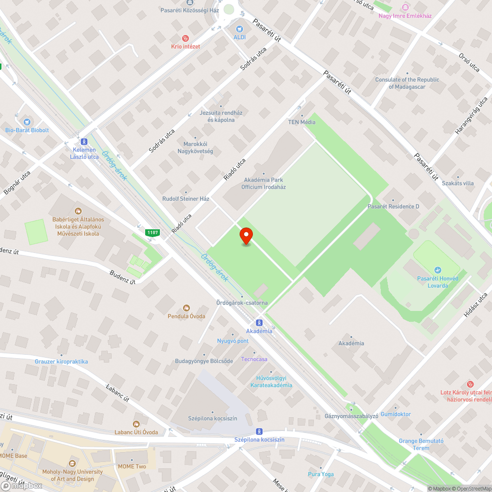 Takarítatlan P+R parkoló bejelentés helye