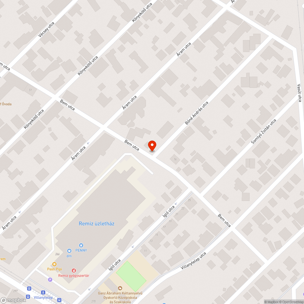 Rossz járda bejelentés helye