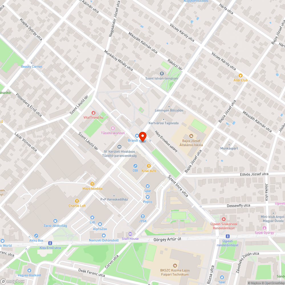 Sérült keret bejelentés helye