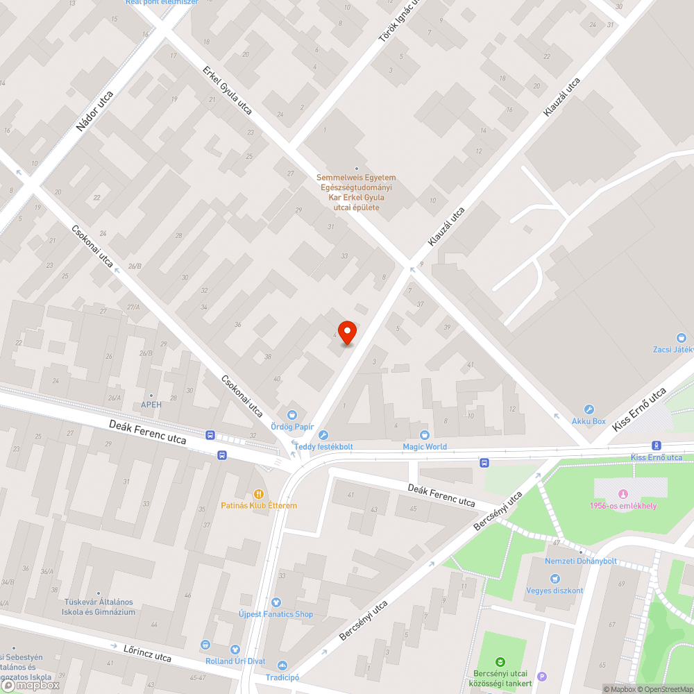 Sérült fedlap bejelentés helye