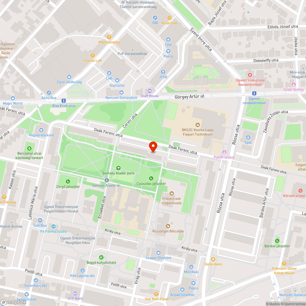 Kiálló csatorna bejelentés helye