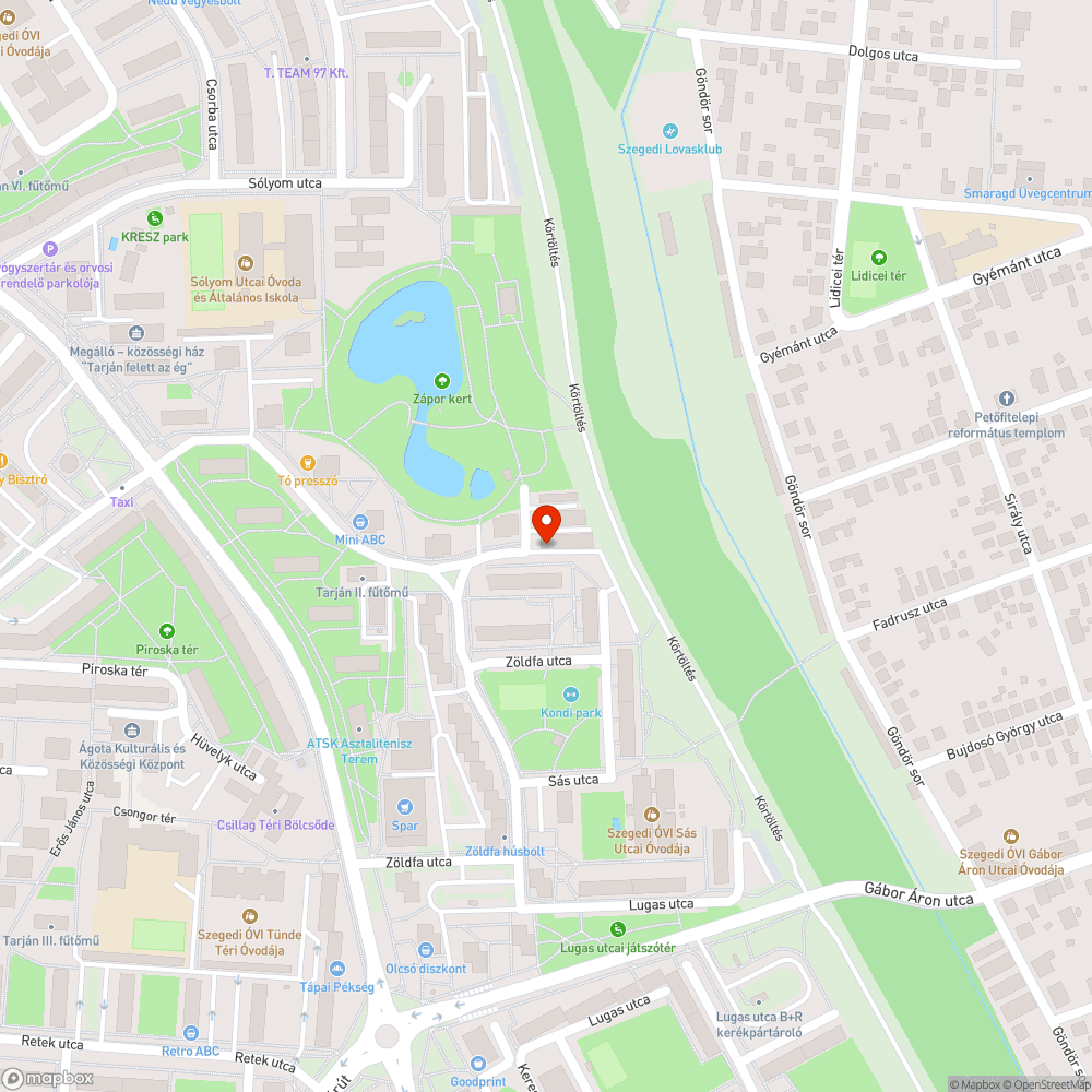 Gazos terület bejelentés helye