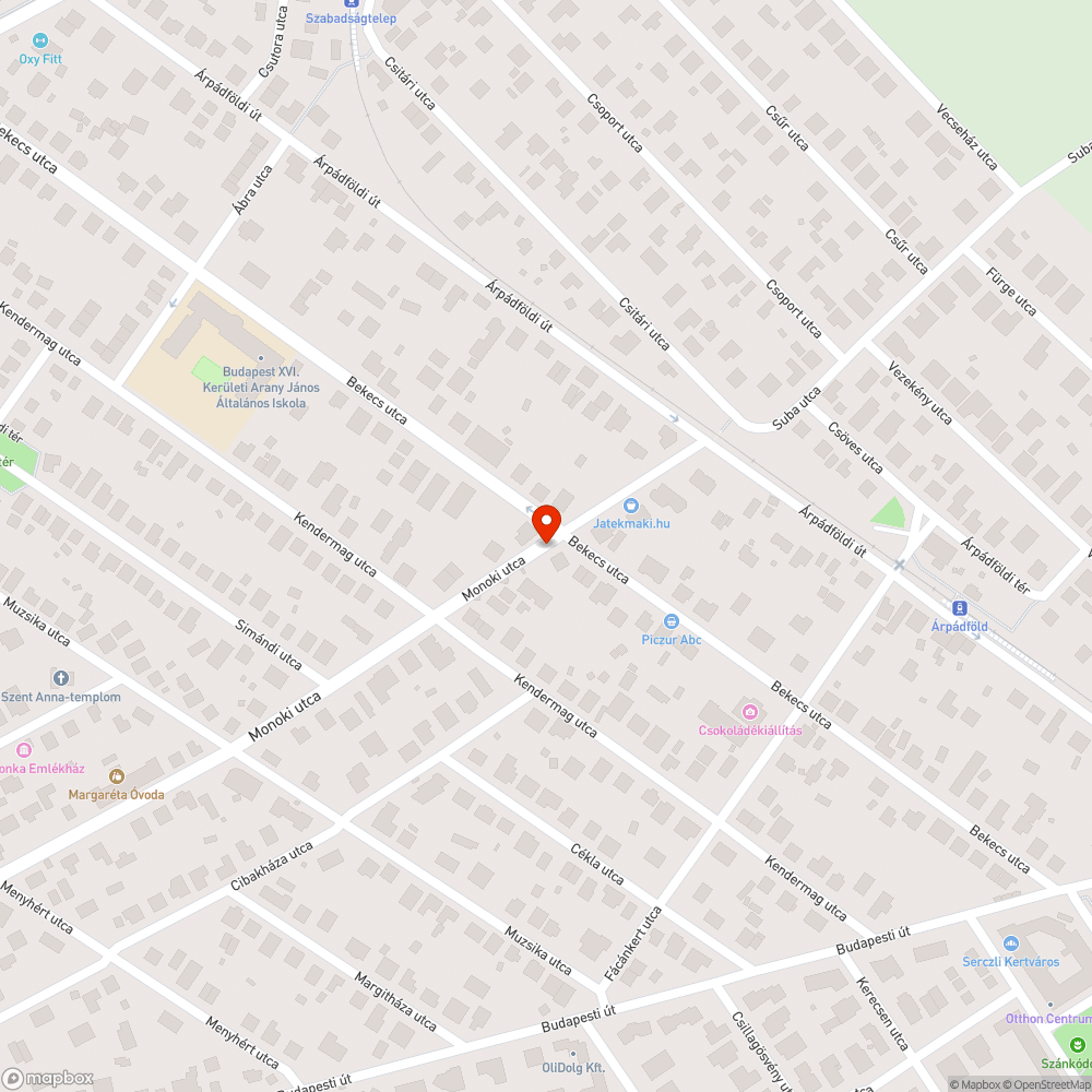 Nagyon rossz állapotú útszakasz bejelentés helye