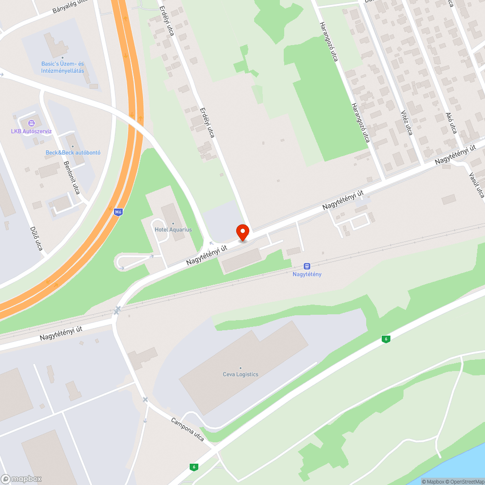 Megsüllyedt rács bejelentés helye