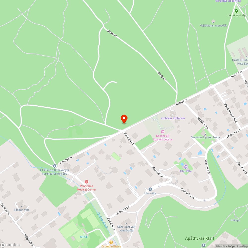 Zsákok tele törmelékkel bejelentés helye