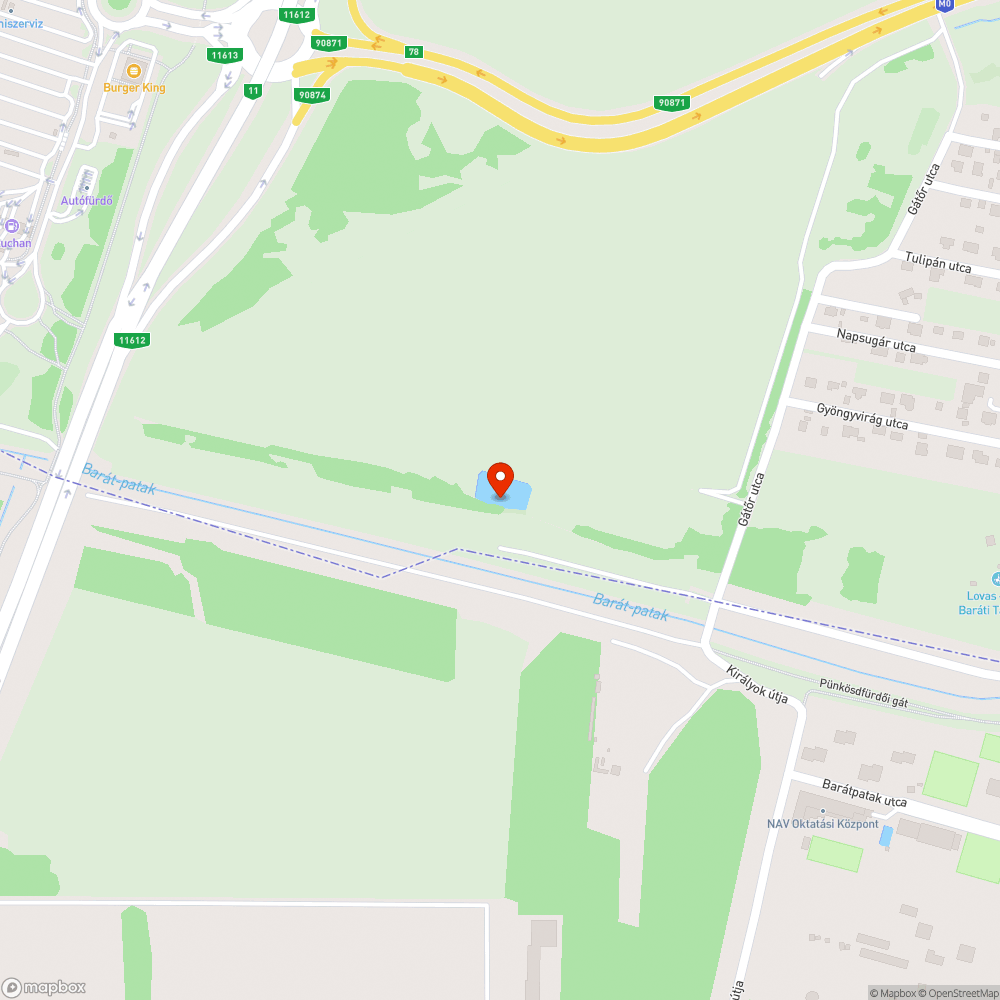 Illegális szemétlerakó bejelentés helye