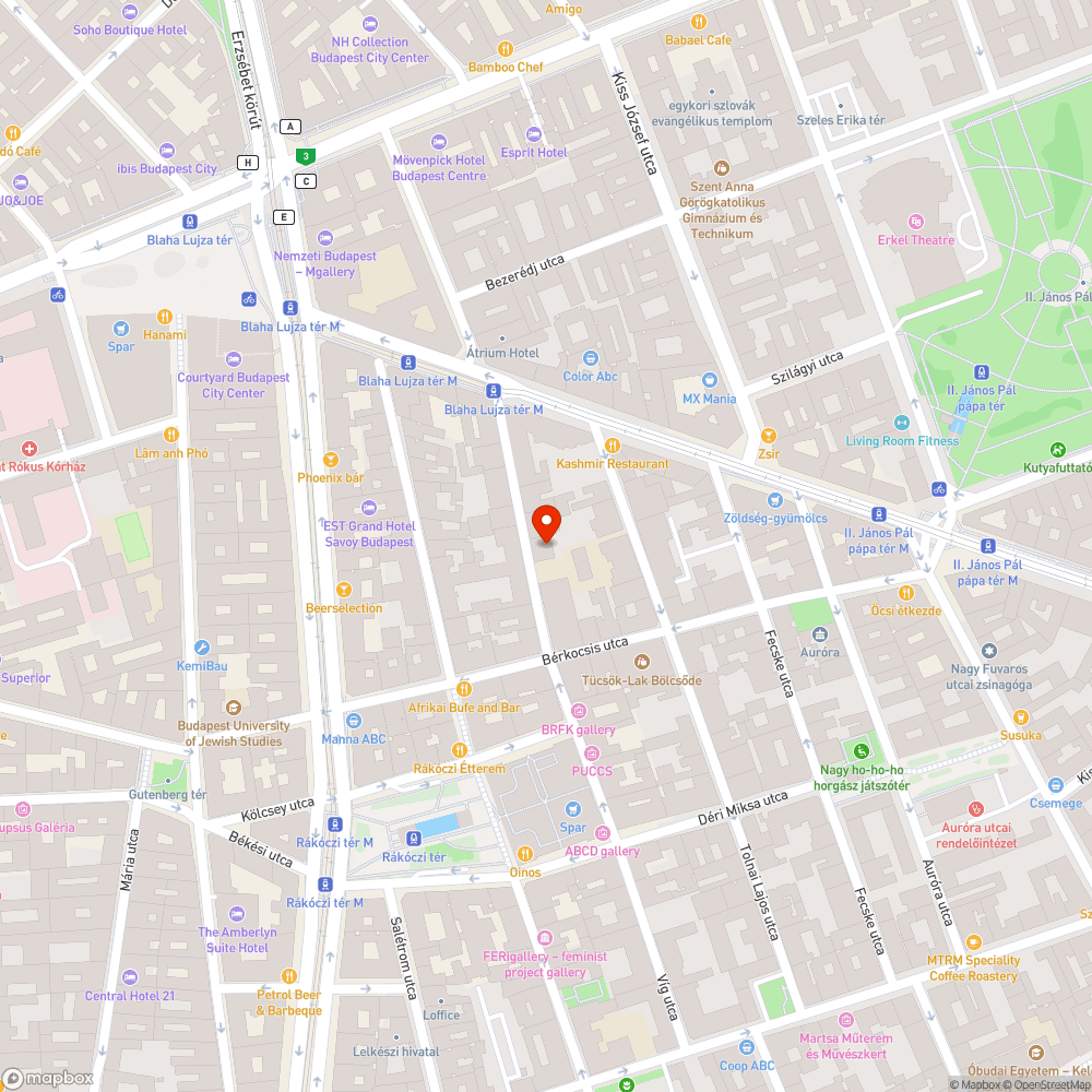 Beszakadt járda 2 bejelentés helye