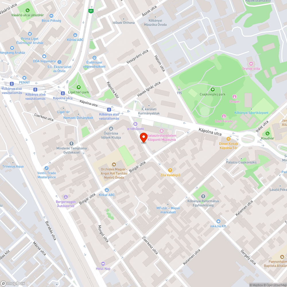 Fekvő tábla bejelentés helye