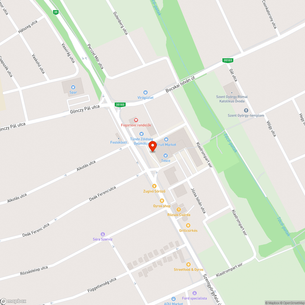 Lekopott festék a növényládákról bejelentés helye