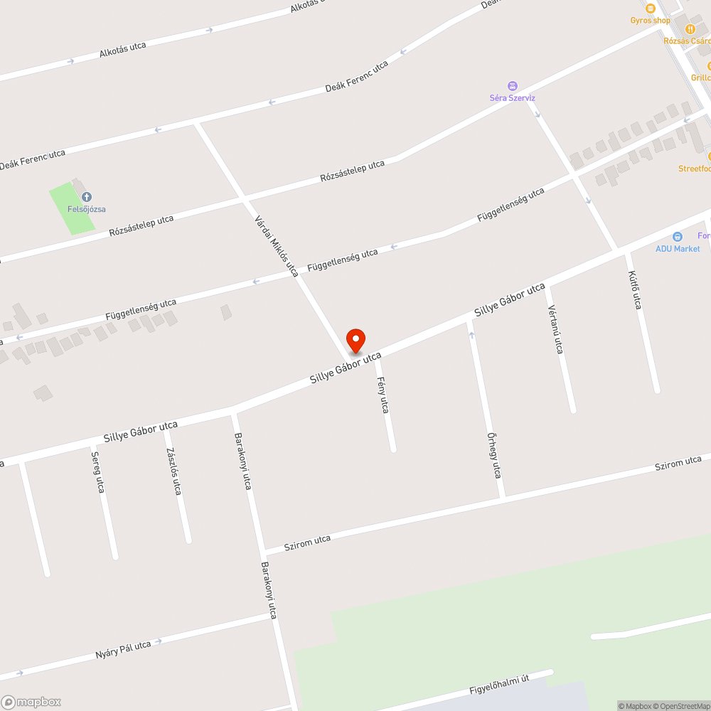 Graffitis közmű a Várdai Miklós utcán bejelentés helye