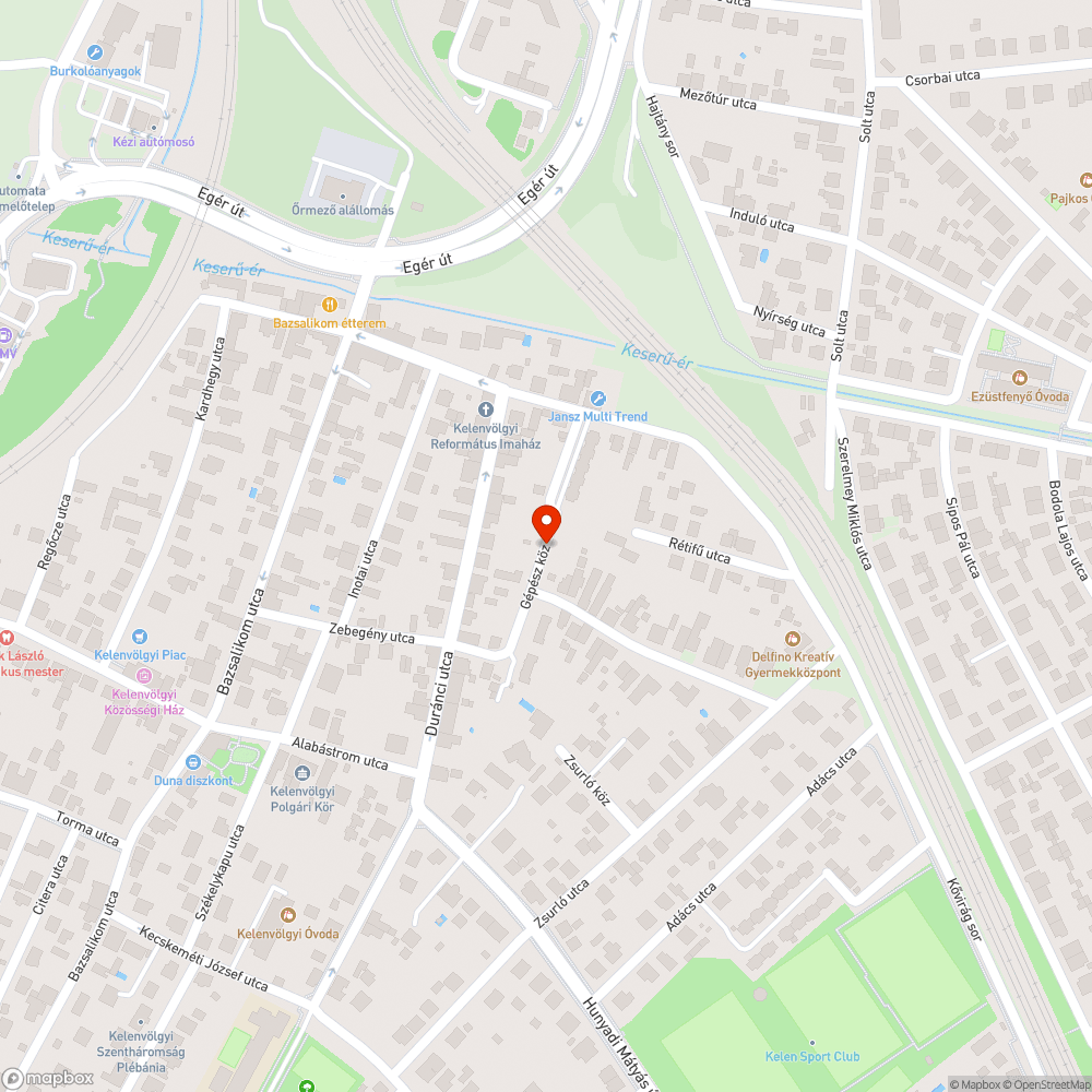 Beszakadt járda bejelentés helye