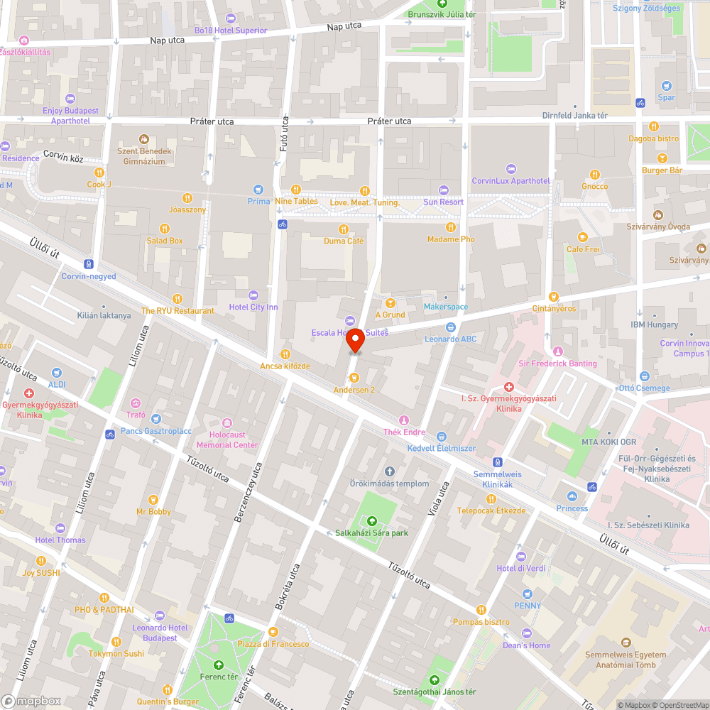 Elhagyott konténer bejelentés helye