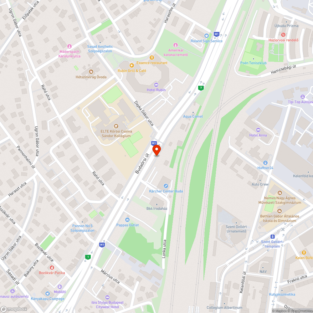 Dayka Gábor utca BKK buszmegálló bejelentés helye